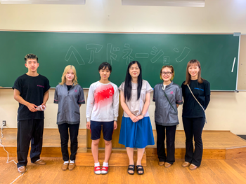 佐賀西高校文化祭「ヘアドネーション」